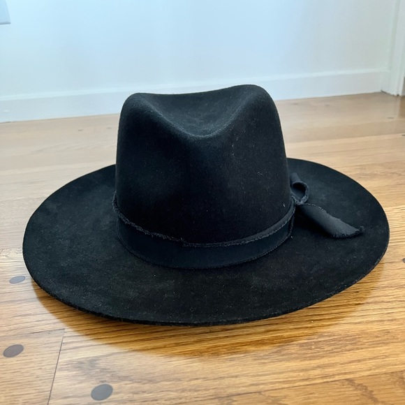 Black felt hat M/L. Cowboy style - Picture 3 of 4